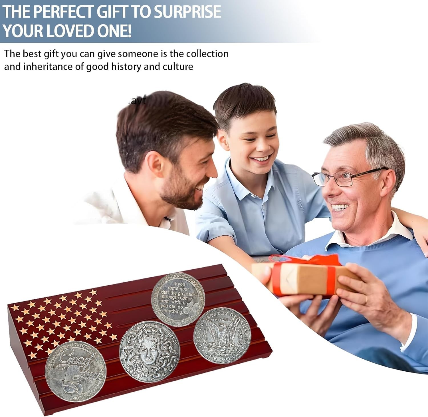 Antique Liberty Indian Head Ten Dollar Coin - Uncirculated Morgan Silver Dollar