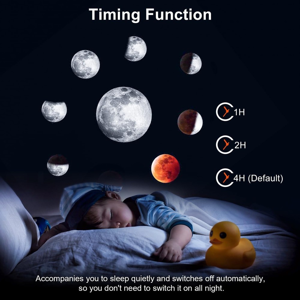 Cosmic Star Projector for Bedroom: 13-Scenarios & Automatic Timer Settings