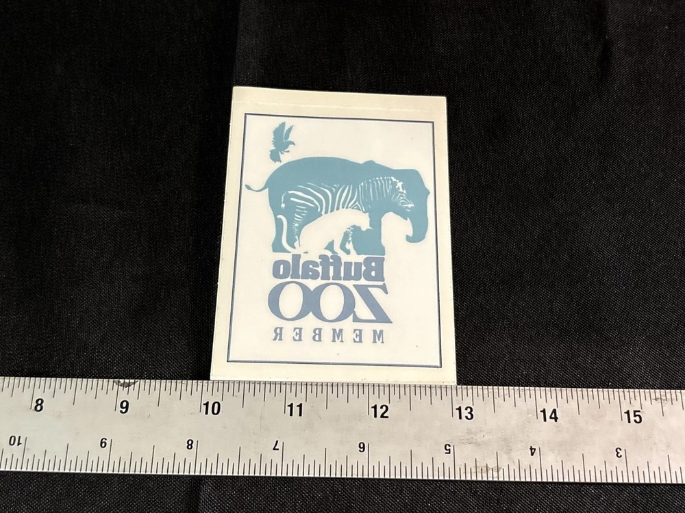 Buffalo Zoo Member Window Sticker (Rectangle)
