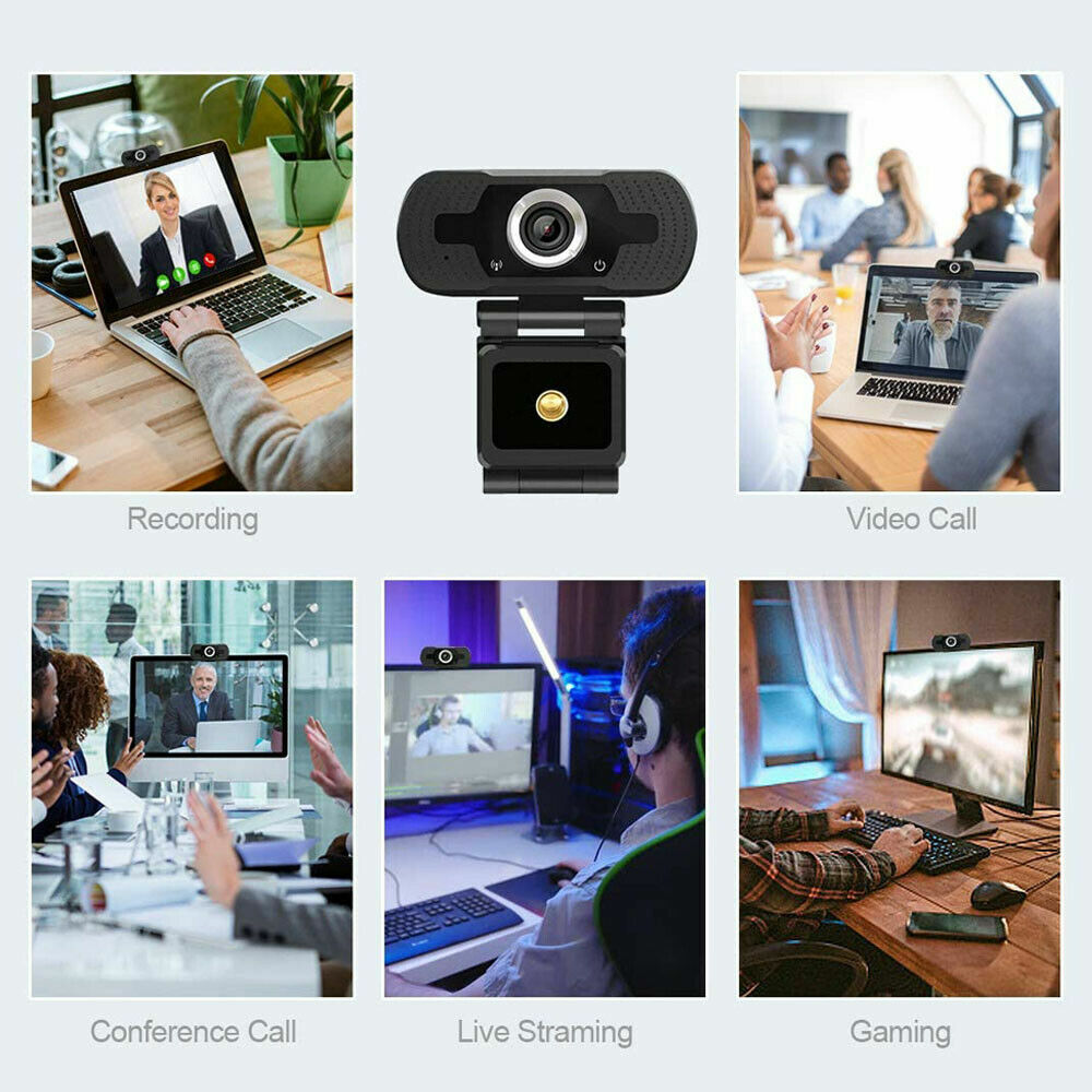 1080P Webcam Video Game Working Streaming Microphone Web Camera For PC Computer