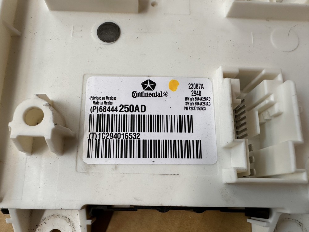 2019-2020 Ram 2500 3500 Body Computer Controller Module BCM 68444250AB OEM