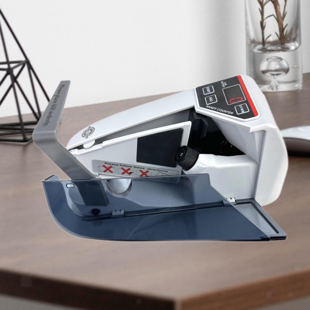 Money Counter Machine Handheld with Protective Case Value Count Multicurrency