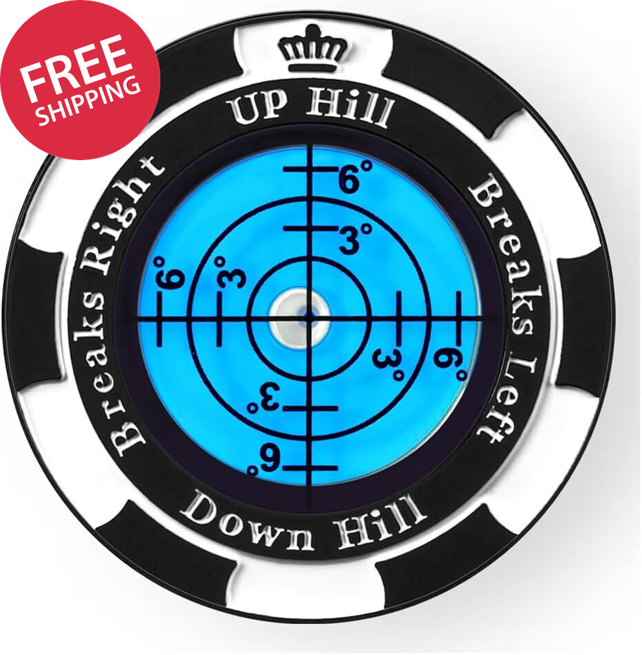 Golf Ball Marker Green Reader High Precision Slope Putting Aid Alignment Tool