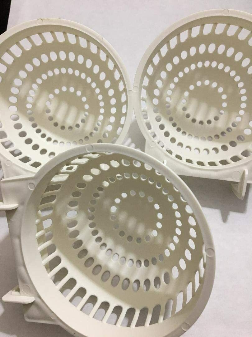 Bird Nest Lot of 3 Plastic Hang Hook Pans Cage Aviary Budgie Canary Lovebird