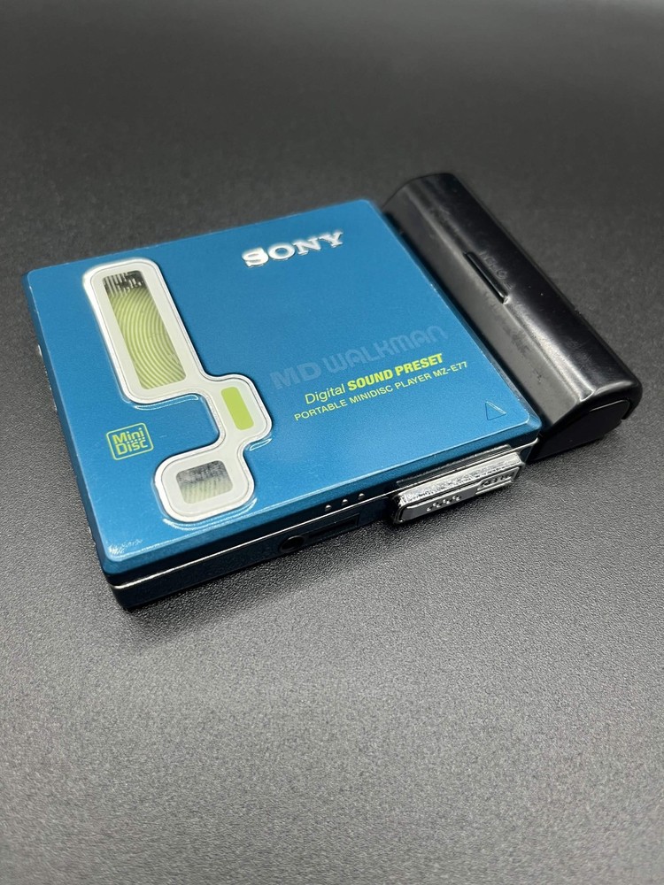 SONY MZ-E77 Blue MiniDisc MD Walkman Player - Working/Read