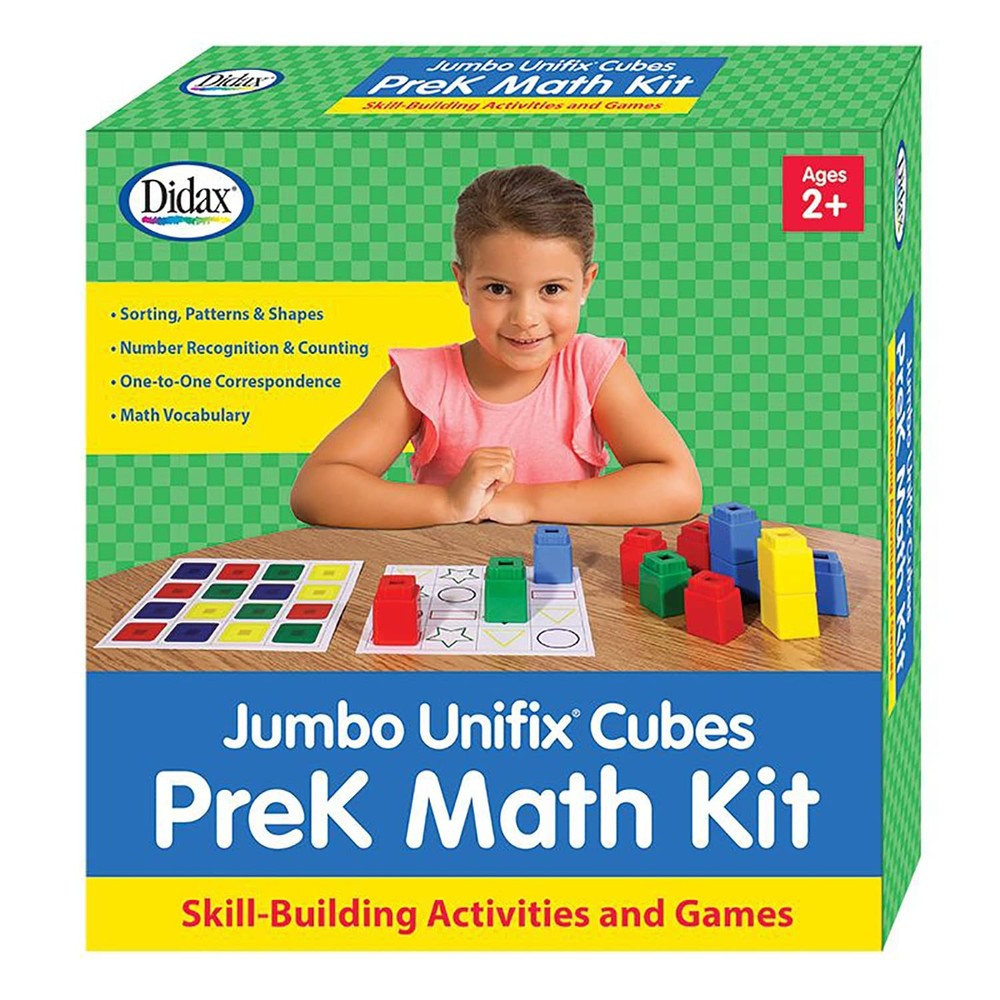 Jumbo Unifix Cubes PreK Math Kit