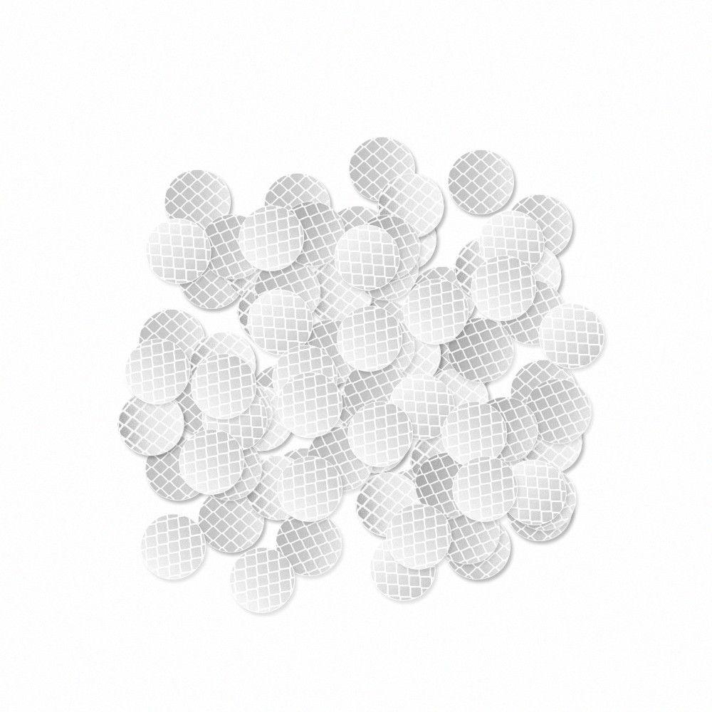 Reflective targets/labels without printing, 20mm diameter, 100pcs, white
