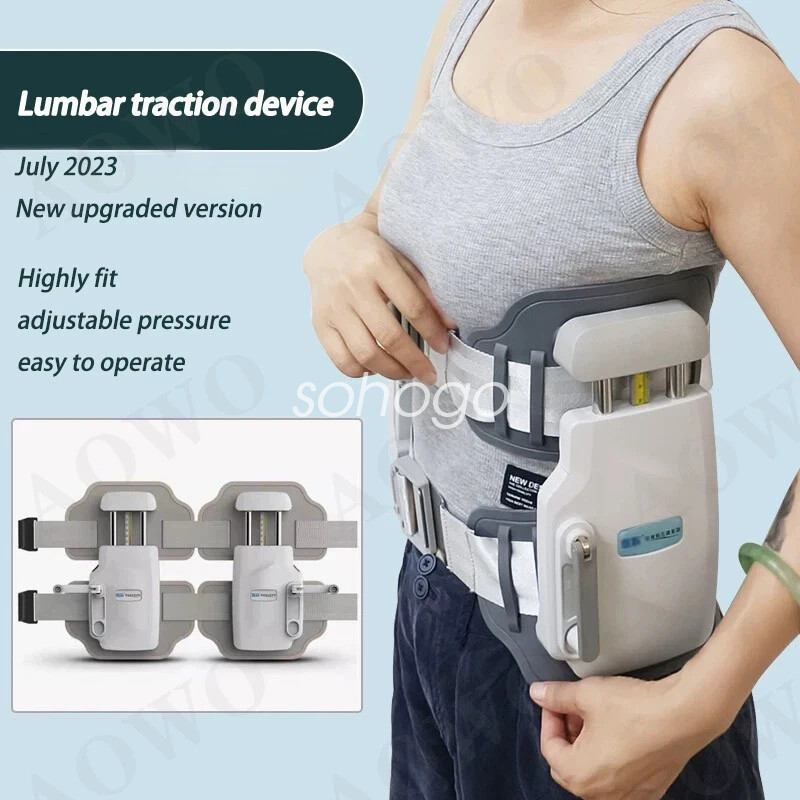 Spinal Decompression Back Stretcher 450N Max Decompression LumbarBelt Adjustable