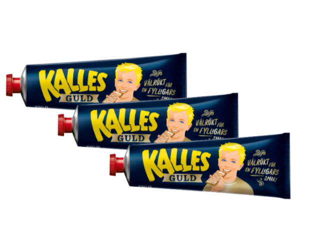 3pcs Kalles Kaviar Gold extra smoked 250g – Premium Swedish Extra Smoked Cod Roe