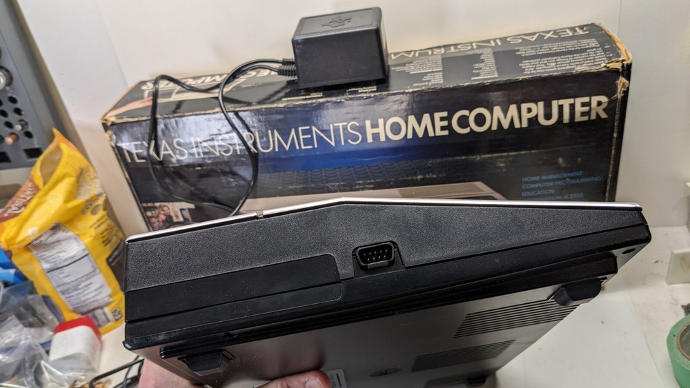 Texas Instruments Ti-99/4A Vintage Computer -bundle- *UNTESTED* Games Box More