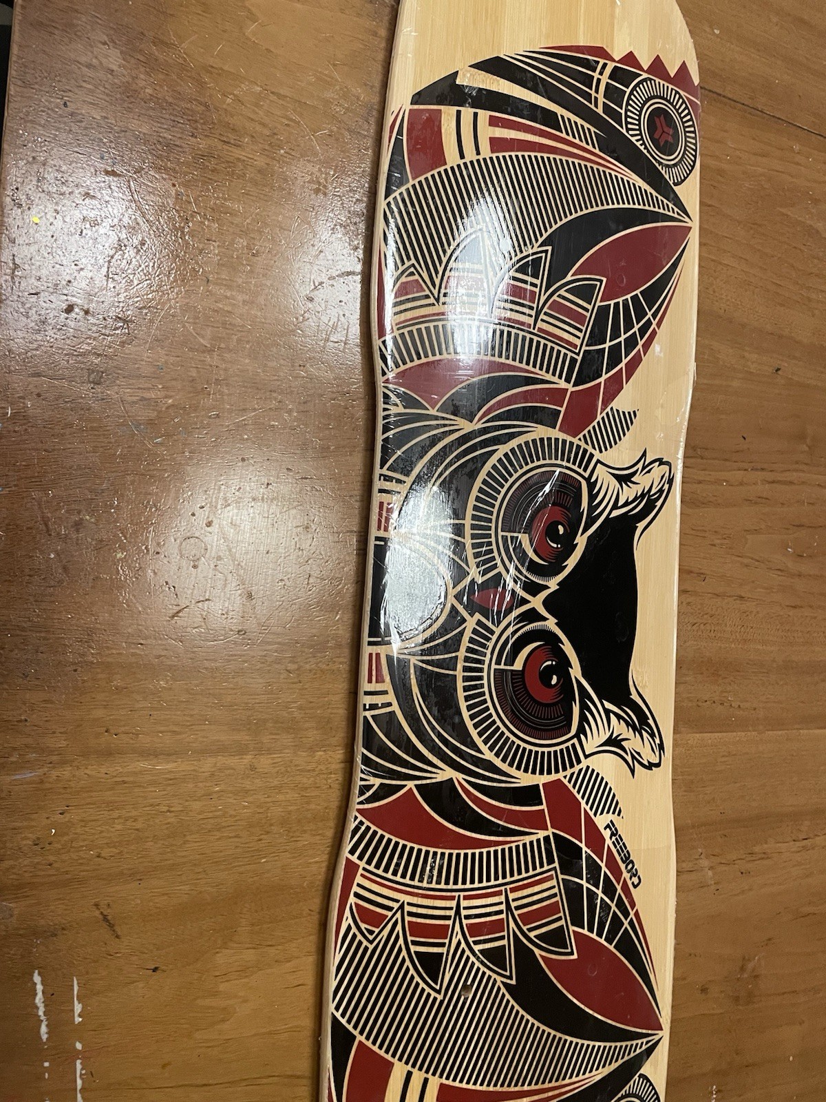 FREEBORD 75 cm Skateboard Longboard Owl NEW SEALED Black NICE!