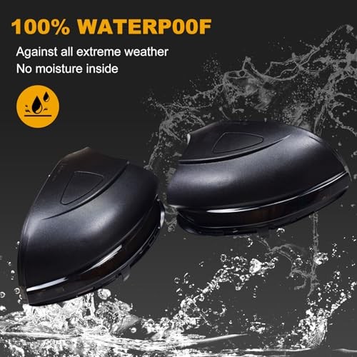 Sequential LED Turn Signal Side Mirror Indicator Light Compatible with VW GOLF