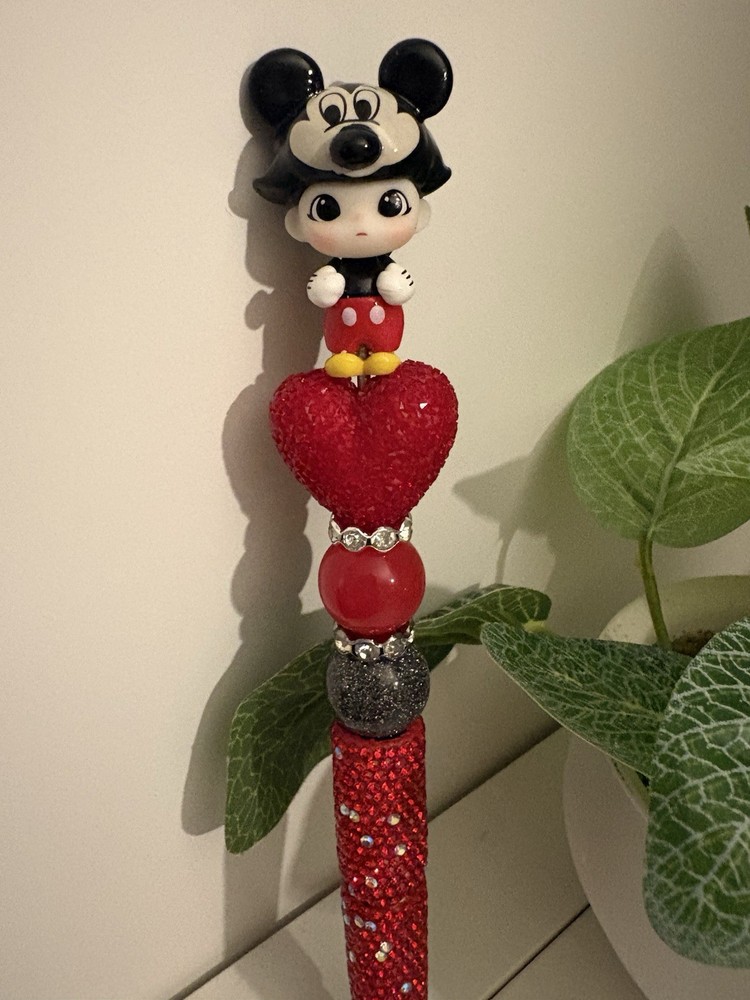 Boy Mouse PM Beaded Rhinestone Pen