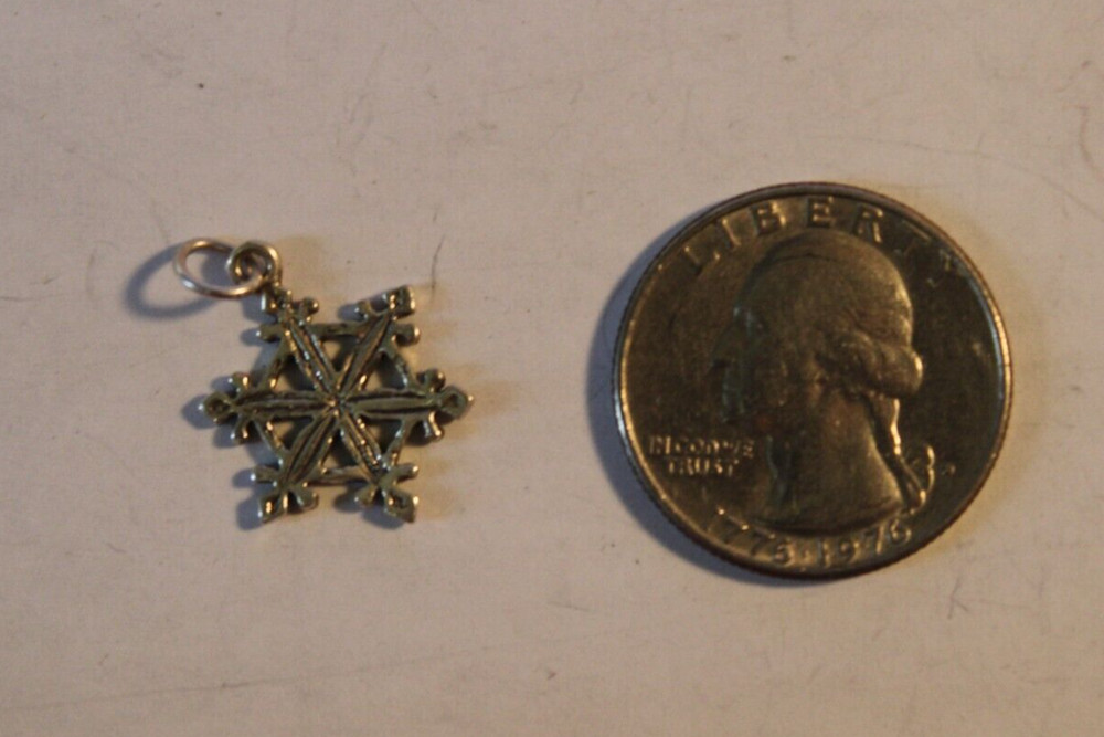 Sterling Silver Snowflake Charm