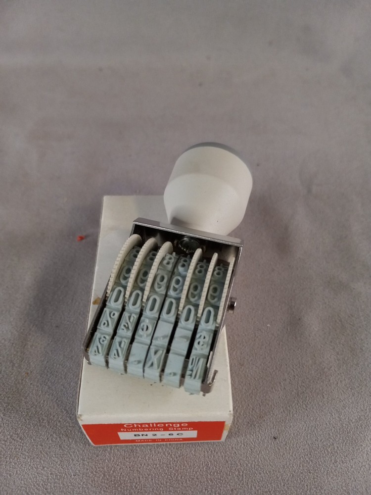 Challenge Numbering Stamp BN2-6C Six Digits