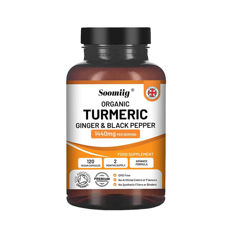 Turmeric Capsules 1340mg Curcumin, Black Pepper & Ginger Complex Tumeric