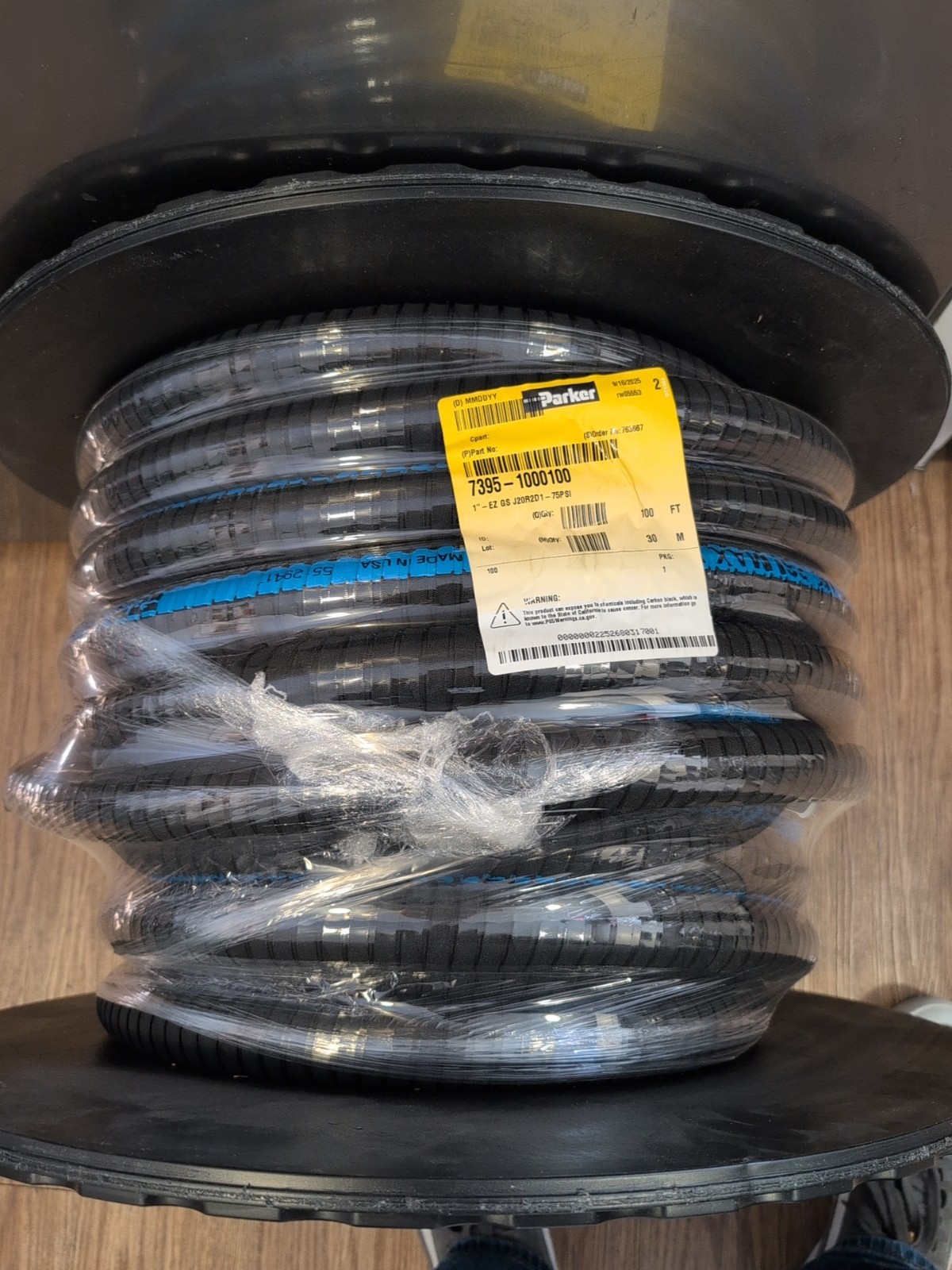 E-Z Form GS Suction Hose, General Service, 1" 100 ft Reel - #7395-1000300