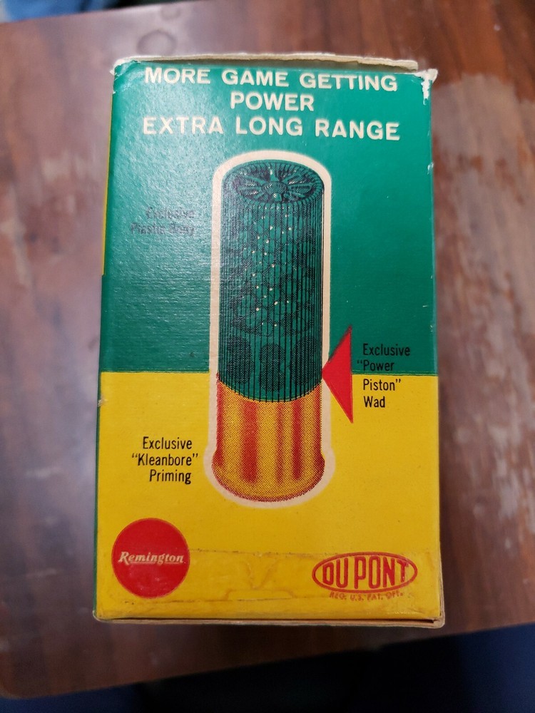 Vintage REMINGTON EXPRESS "KLEANBORE" EMPTY 12 GAUGE SHOTGUN SHELL BOX