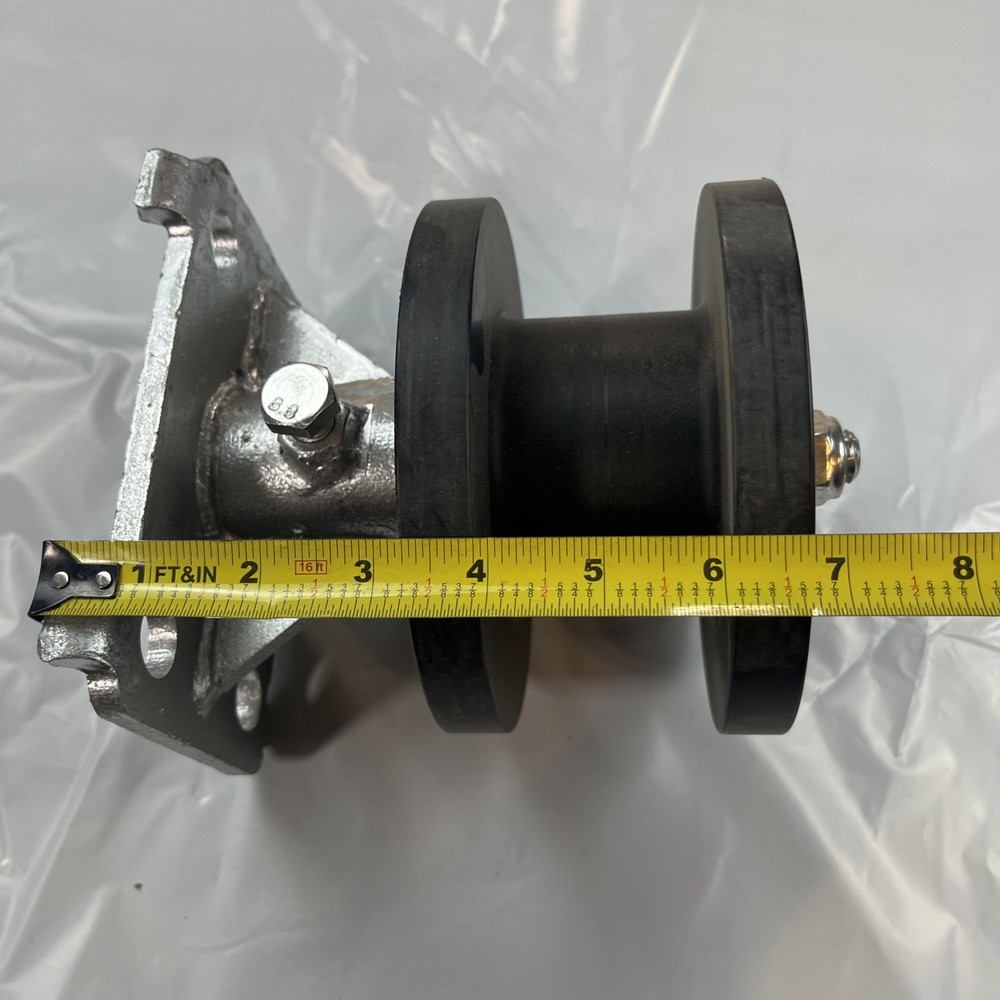 1x Nylon Cantilever Roller 4" Square Post x2" Square Gate Frame Premium Assembly