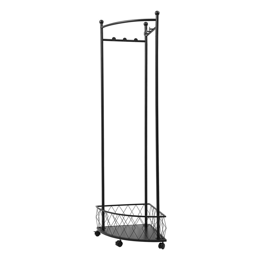 Corner Clothes Rack, Coat Storage Rack, Floor Standing Clothes Rack