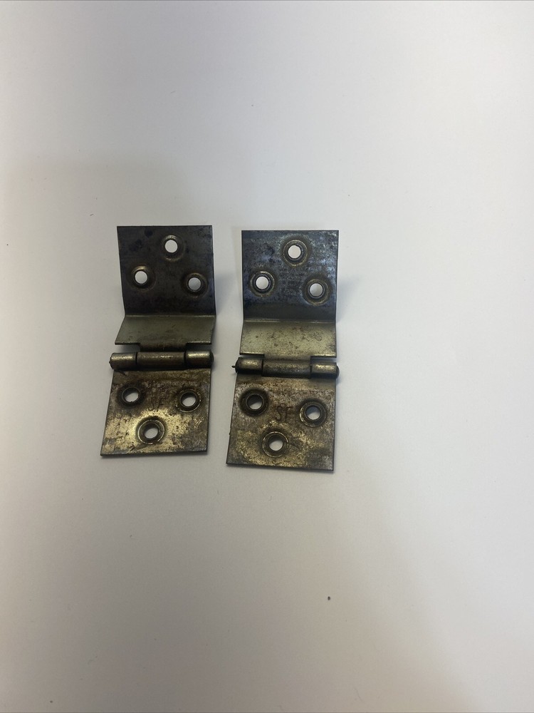 Original Military Box & Crate Hardware Hinge Set (2)