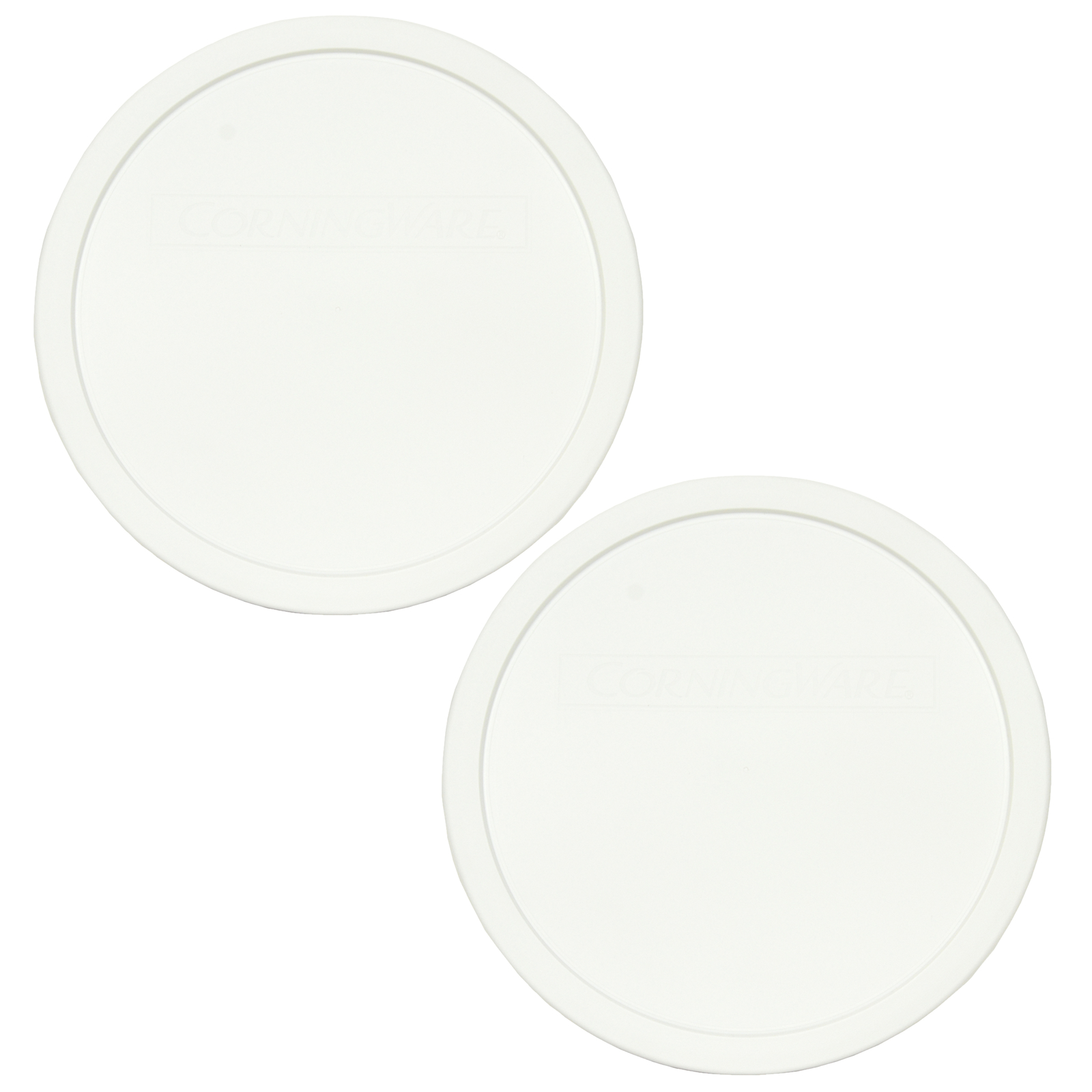 Corningware FS-1-PC 2.5Qt French White Replacement Food Storage Lids (2-Pack)