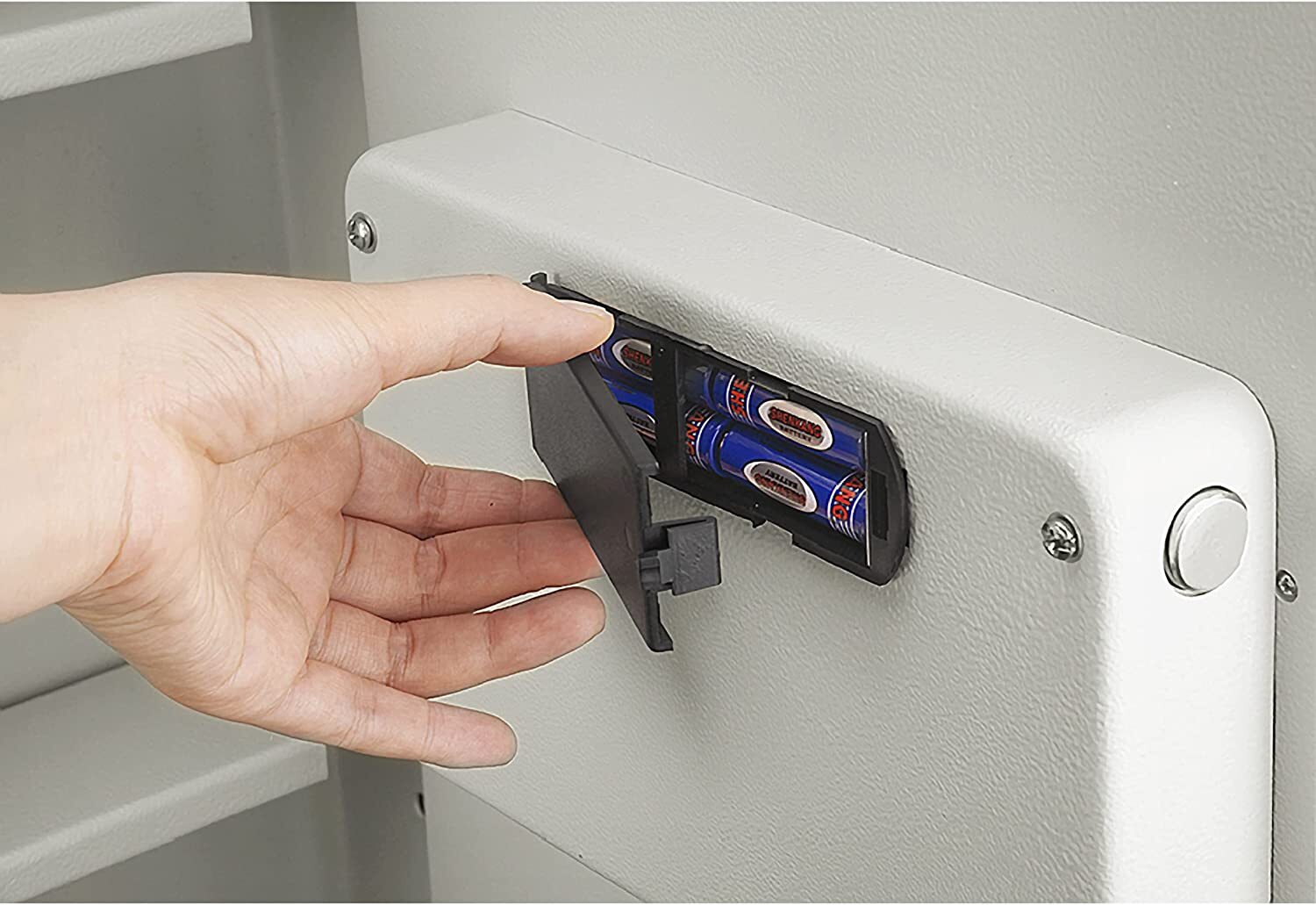 Fire Proof Electronic Wall Safe Lock Hidden Cash Jewelry Small Guns Key Security