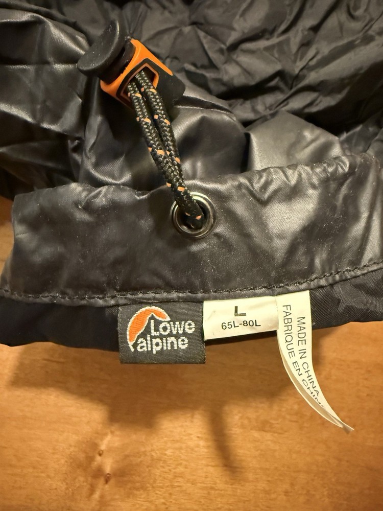 Lowe Alpine Rain Cover For Backpack Sz Large
