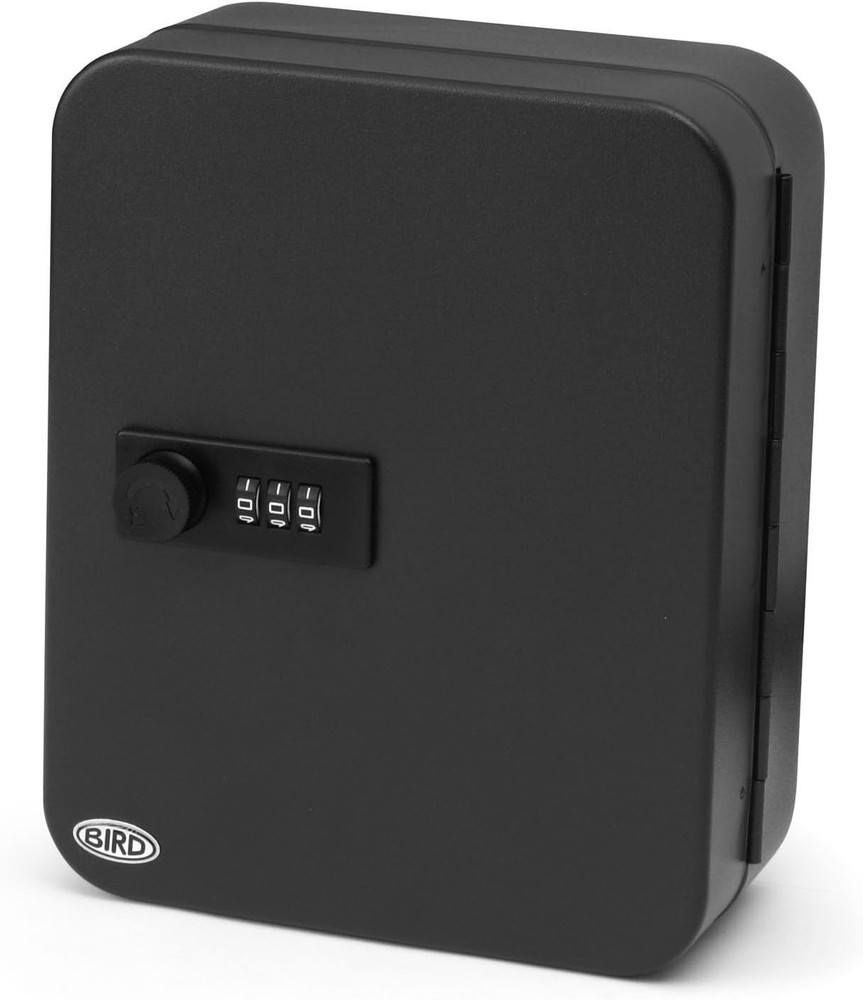 20 Key Storage Lock Box, Wall Mount Key Cabinet with Combination Lock,