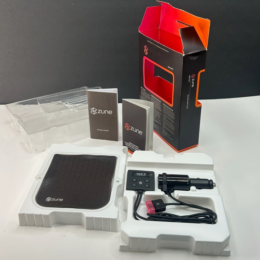 Microsoft Zune Car Pack FM Transmitter Black