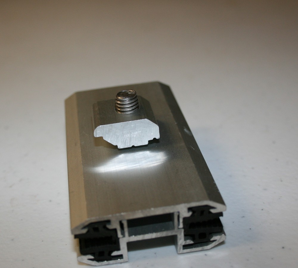 Semi Flexible Frameless Solar Panel Mounting brackets- Mid Clamp with Hardware