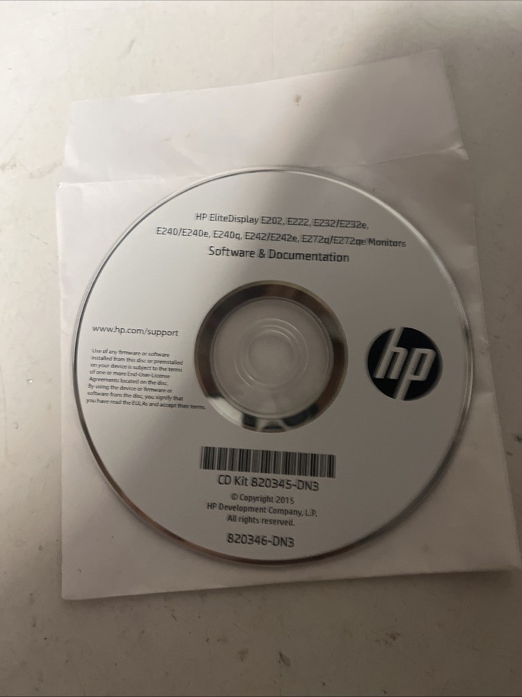 HP EliteDisplay E202 E222 E232 E240 E242 E272 Monitors & Software and Drivers