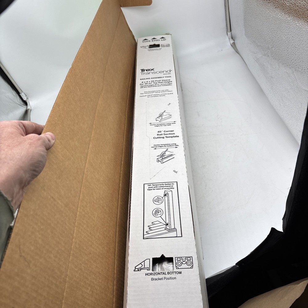 TREX TRANSCENDS 4 X 4 TREE HOUSE 39" COMPOSITE DECK POST SLEEVE