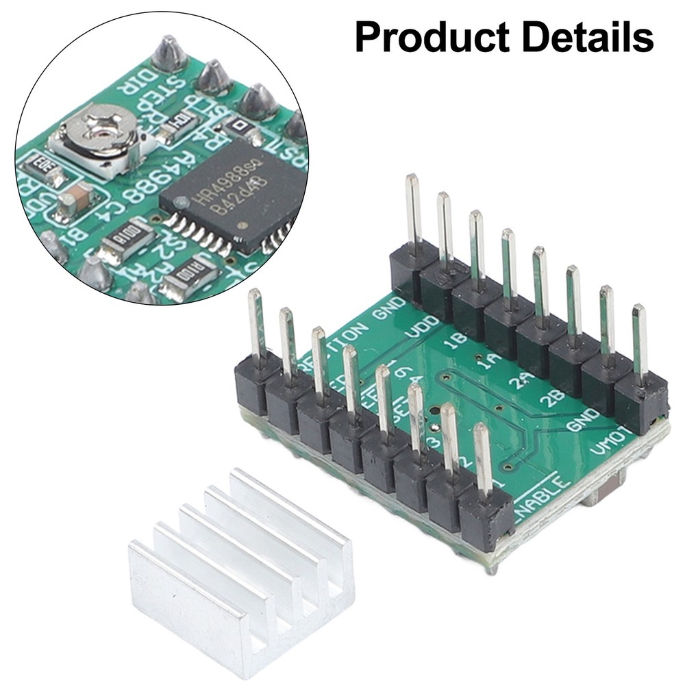 Automatic Current Detection Motor Driver A4988 for Reliable Motor Performance