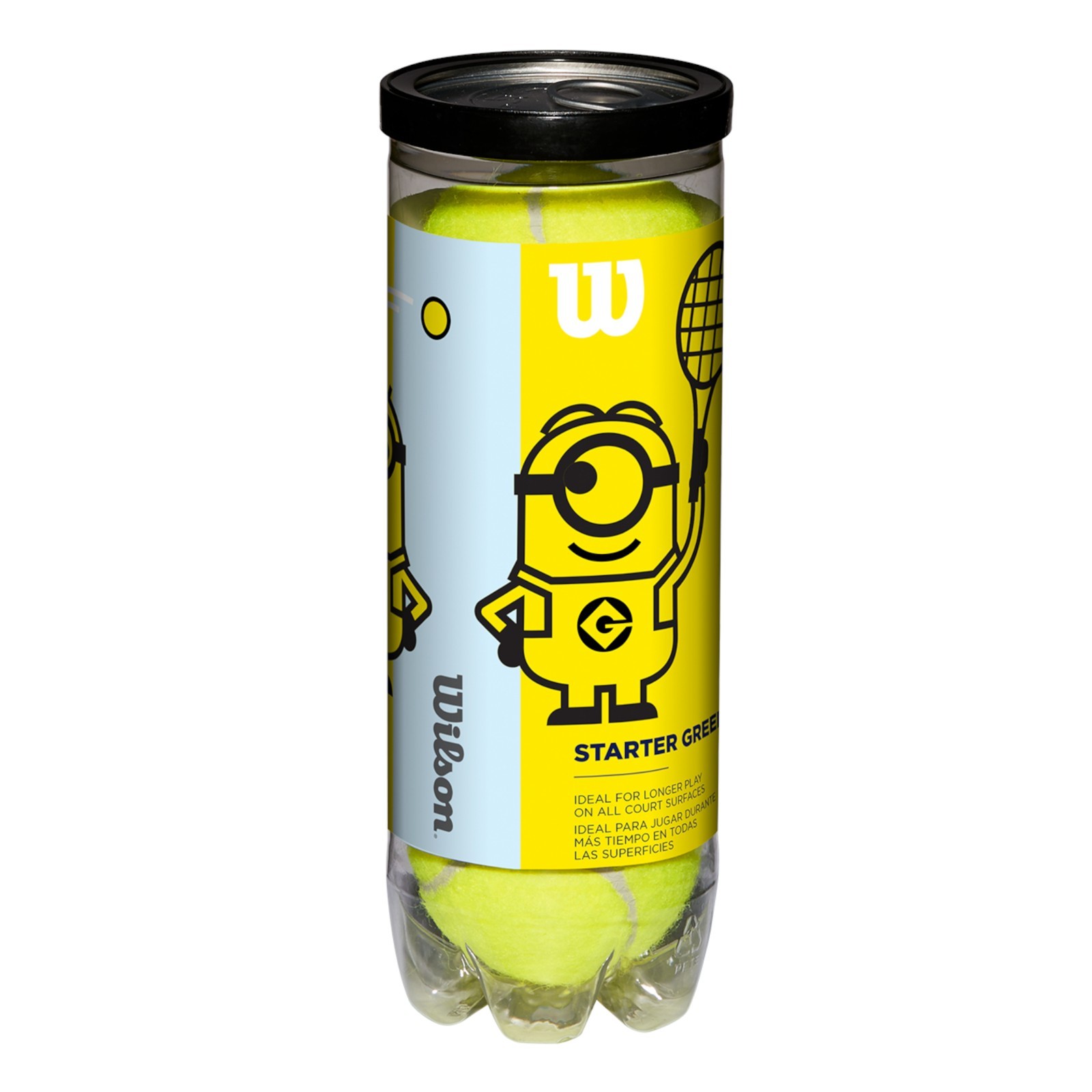 Wilson Minions Stage 1 Green Dot Tennis Balls (Case)