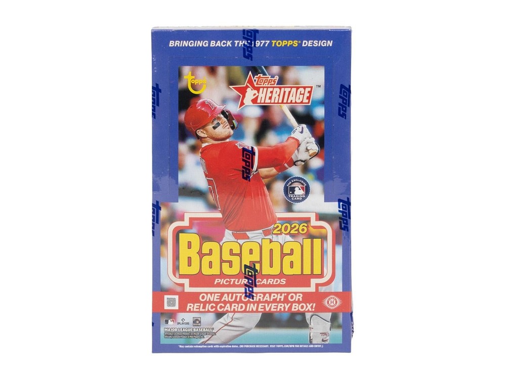 2026 TOPPS HERITAGE BASEBALL HOBBY BOX