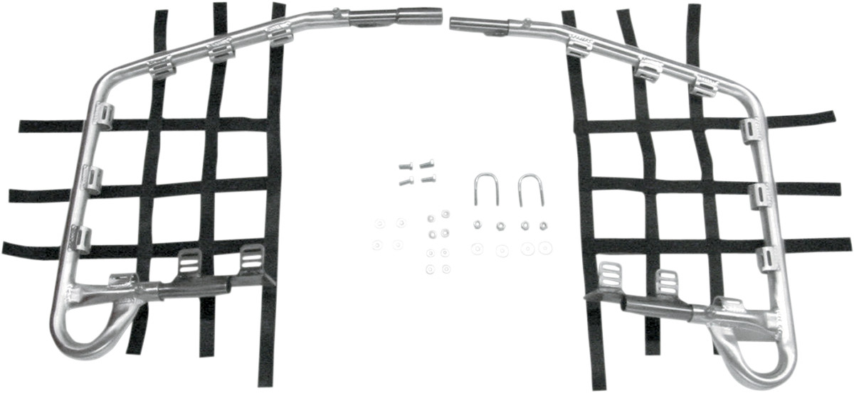 DG PERFORMANCE Nerf Bars - Natural/Black - For Yamaha - YFZ '04-'13 60-4450