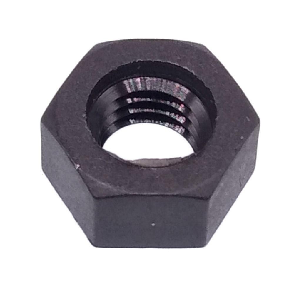 500pcs M4 Metric Thread Insert Screw Fastener Black Nylon Hex Nut