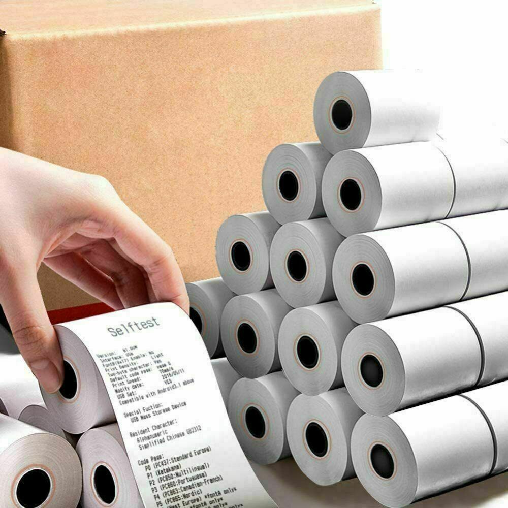 400 Rolls Thermal Paper 2 1/4" x 50' Cash Register Credit Card POS Receipt Paper