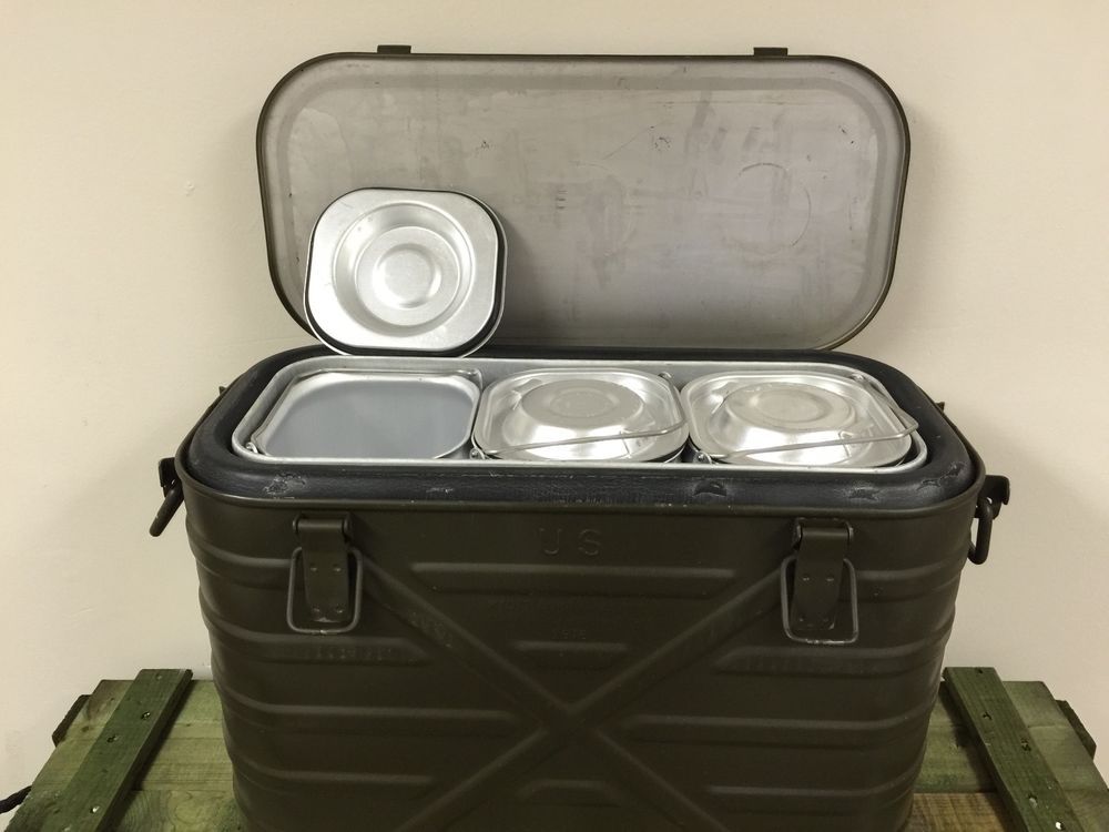 US MILITARY MERMITE INSERT LID W/ GASKET NOS FOOD CONTAINER CAP INSERT TOP