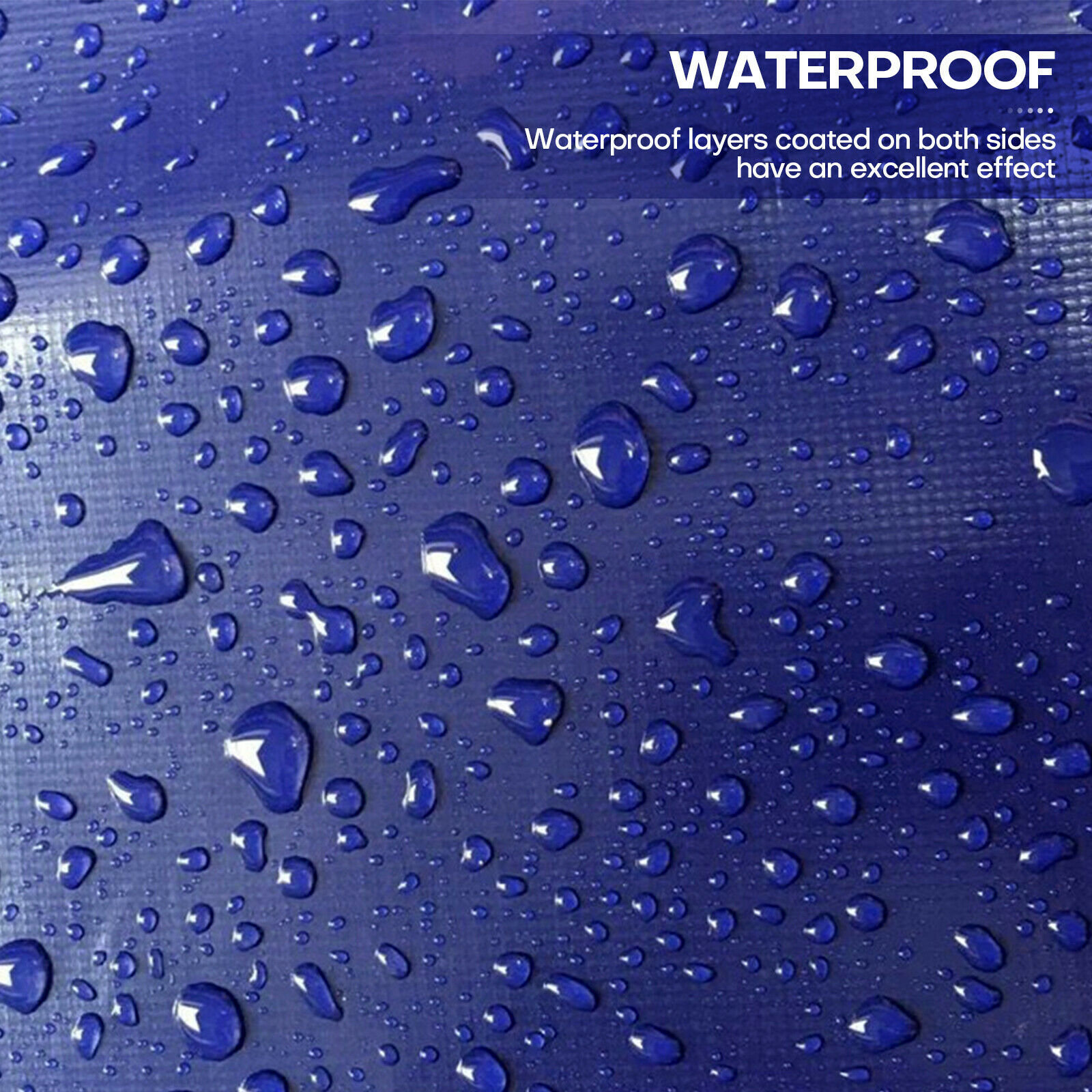 Super Heavy Duty PVC Tarp 20 Mil - Waterproof Canopy Cover Tarpaulin Sun Shade