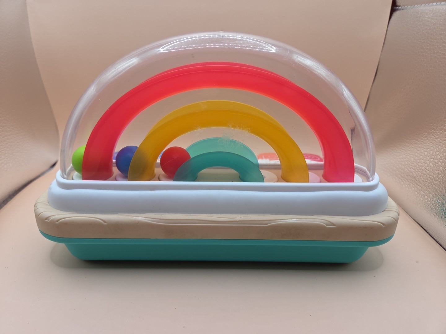 Playgo eerste Keybaord vrolijke regenboogpiano met kogelbaan