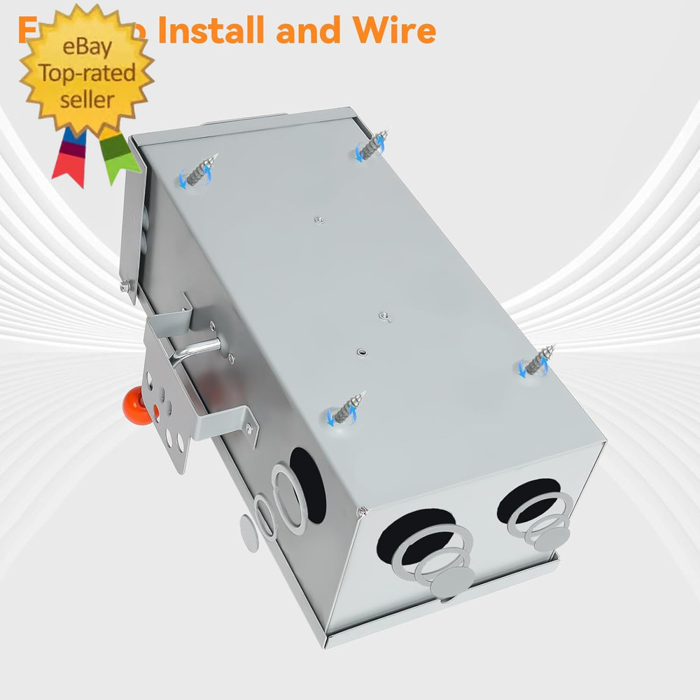 100A Generator Transfer Switch, 24000W Heavy Duty Double Throw Safety Switch