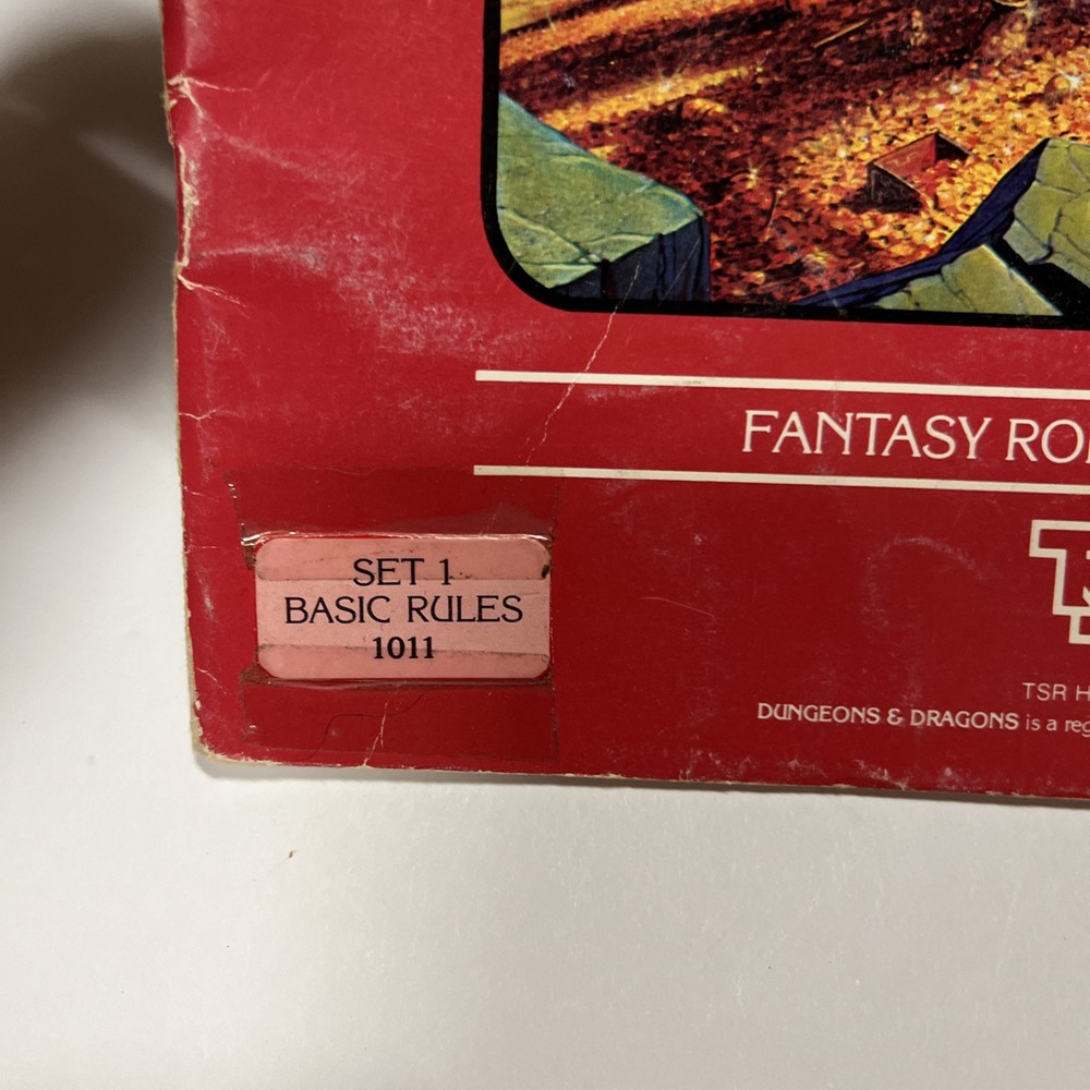 Dungeon Players Manual D&D from basic box D&D TSR Dungeons & Dragons 1983
