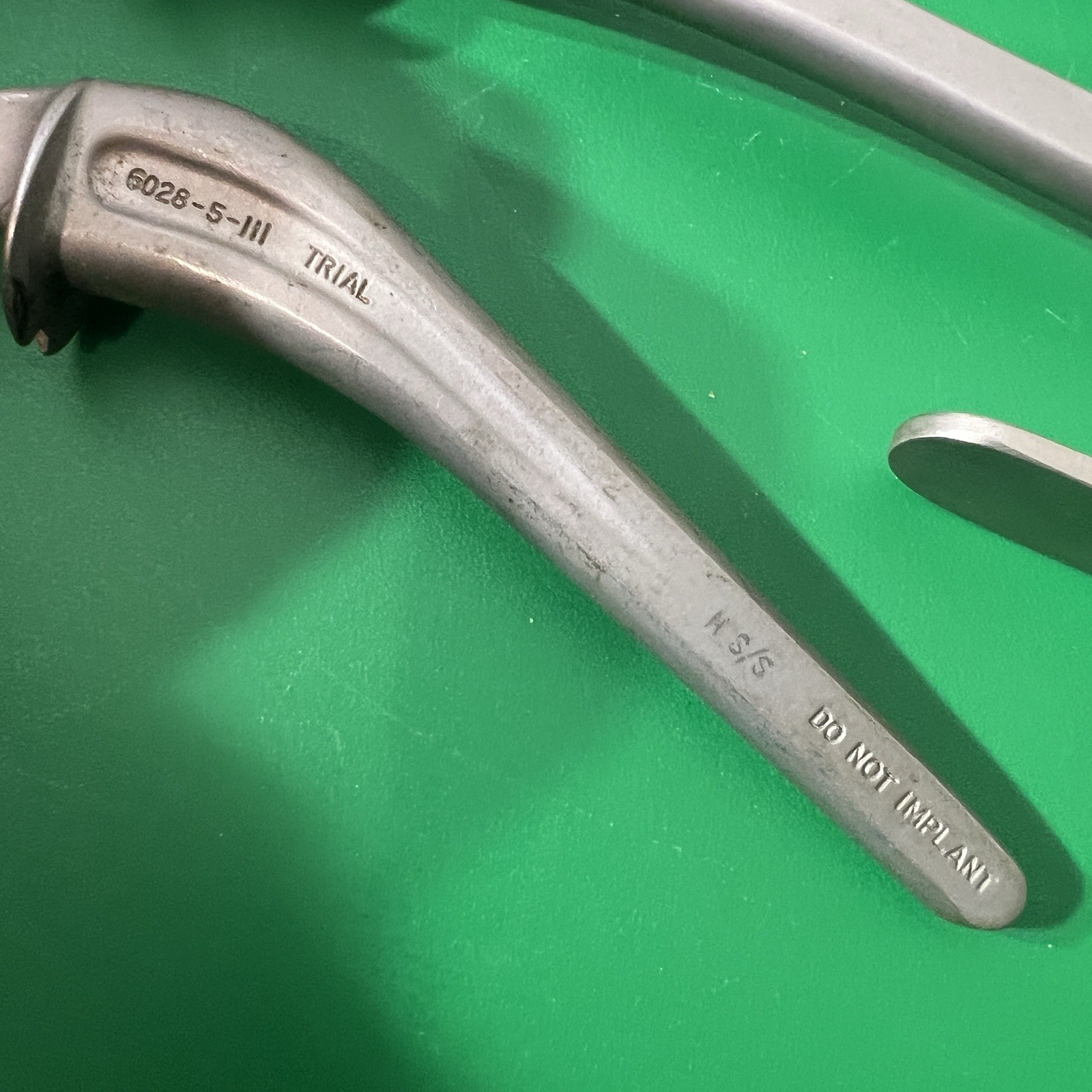 Medical Surgical Salesman Samples Implants Metal Oddity Doctor Orthopedic