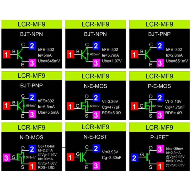Advanced Transistor Analysis Instrument Transistor Support Test Equipment ABS