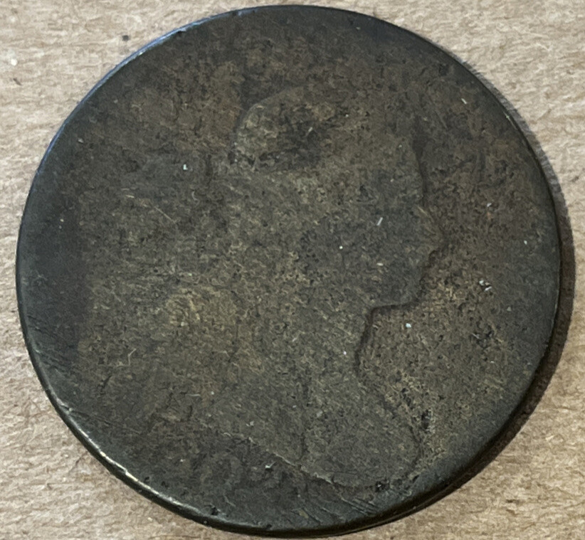 1802 DRAPED BUST LARGE CENT UNCERTIFIED #c18
