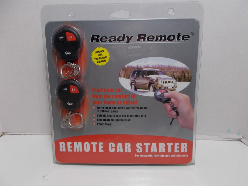 Design Tech Ready Remote Car Starter Kit Model #23926 2 Fobs 800Ft Range