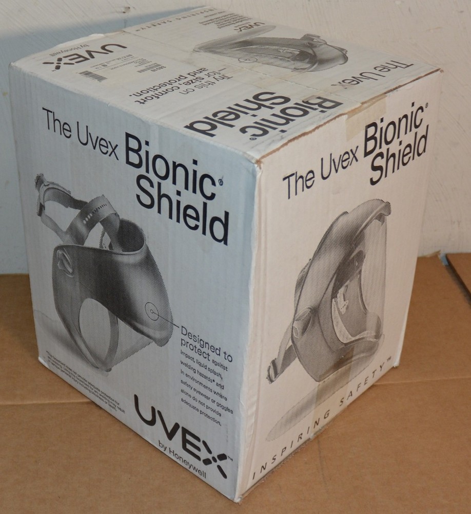 Uvex Bionic Shield S8510 New Black Matte Shell Clear with Suspension