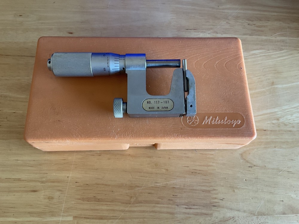 Mitutoyo 117-107 Interchangeable Anvil Micrometer